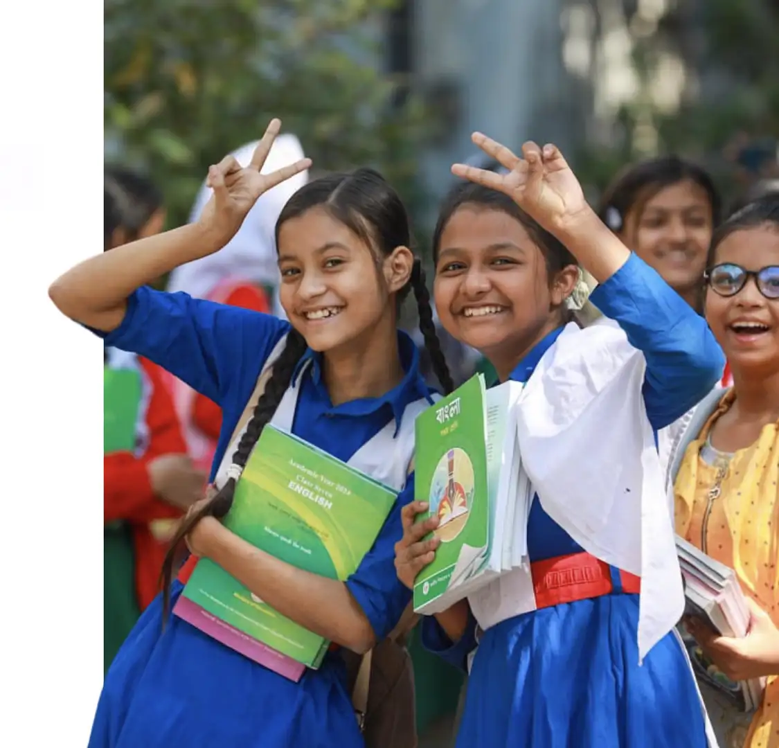 Doshdisha Group is helping us providing textbooks on time.